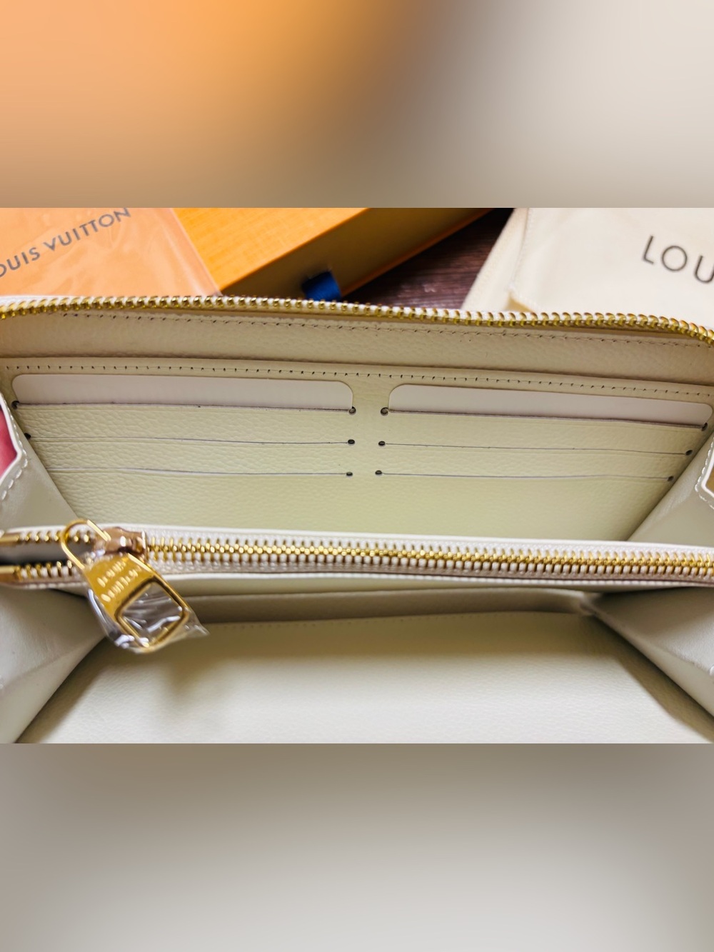 Louis Vuitton White Multicolor Monogram Zip Around Wallet - Picture 10 of 11